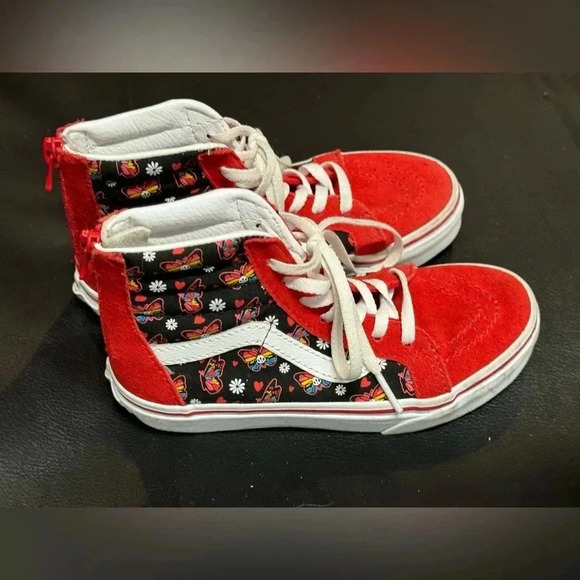 Vans Kids Sk8-Hi Zip Glow Butterfly SZ 13 - Picture 11 of 11